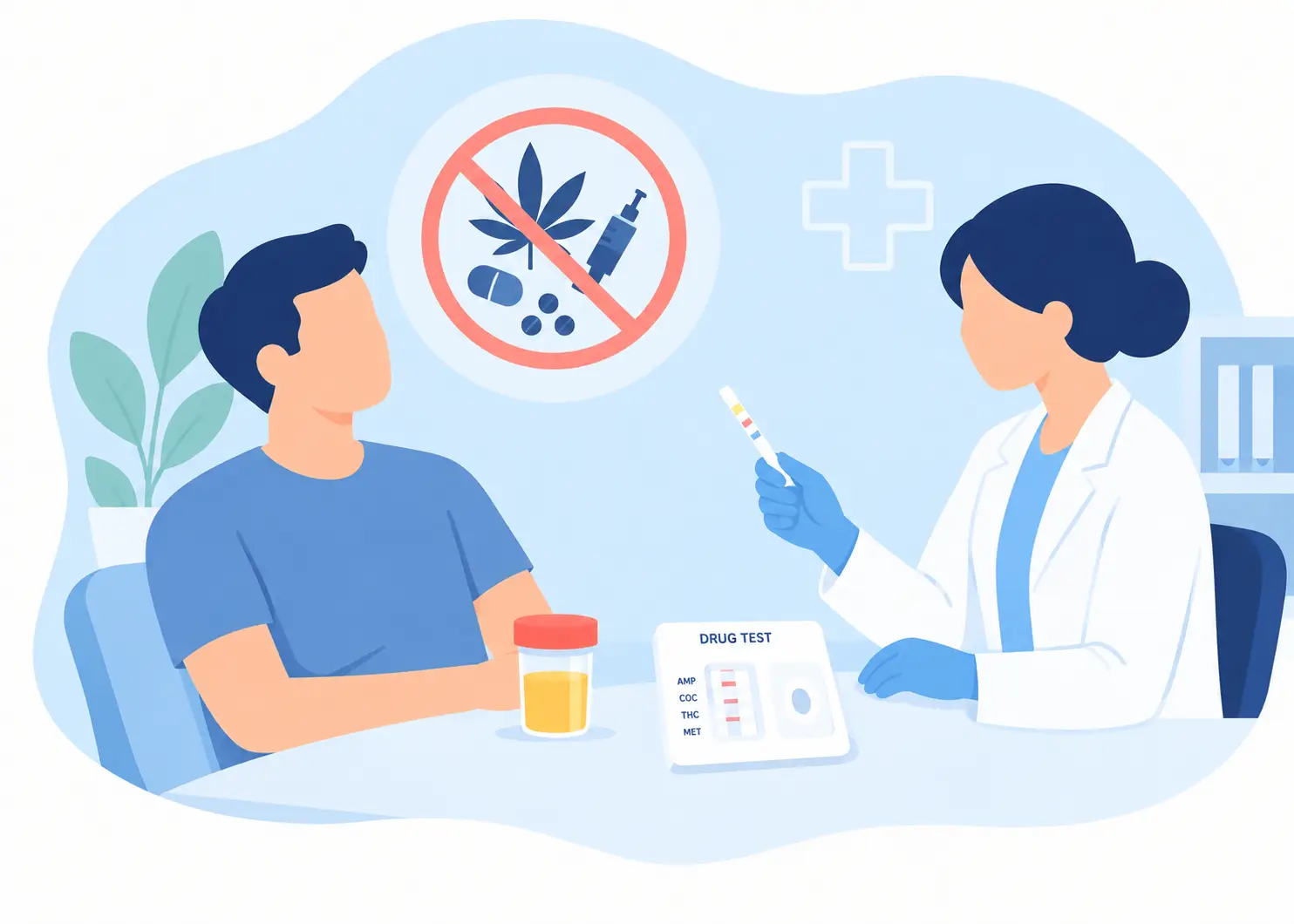 آزمایش اعتیاد در طب کار